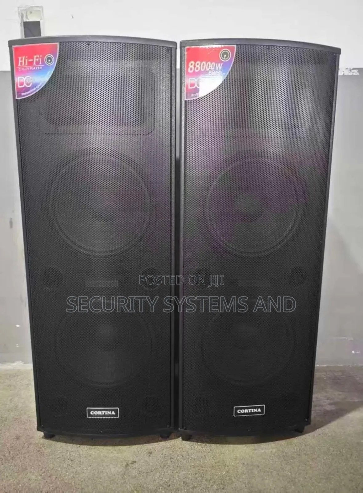 Double Full Range Speakers With Bluetooth and Heavy Sound