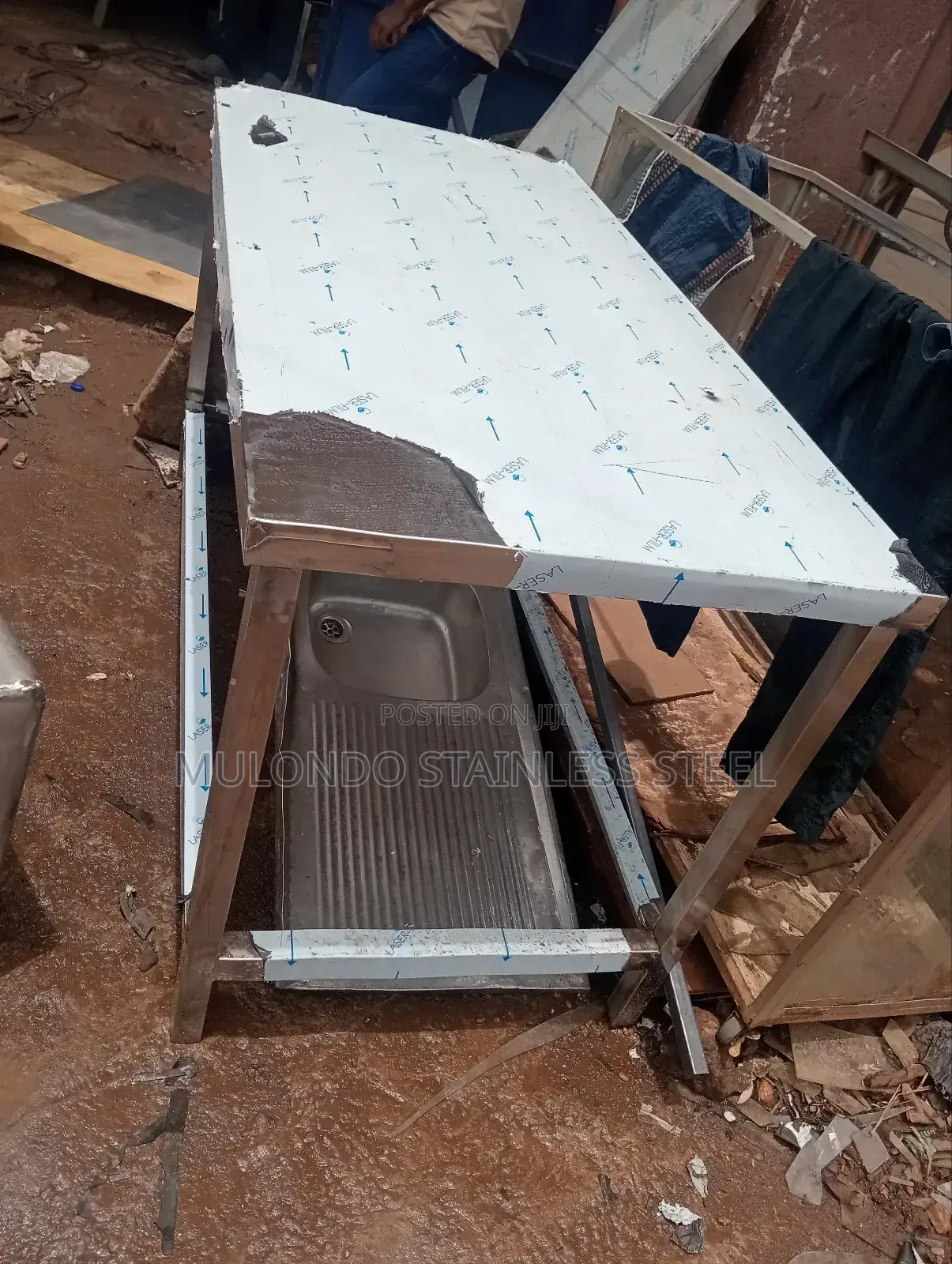 Commercial Stainless Working Table Single Tray