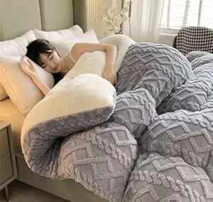 Tufted Bedcover 6*6 (Grey)