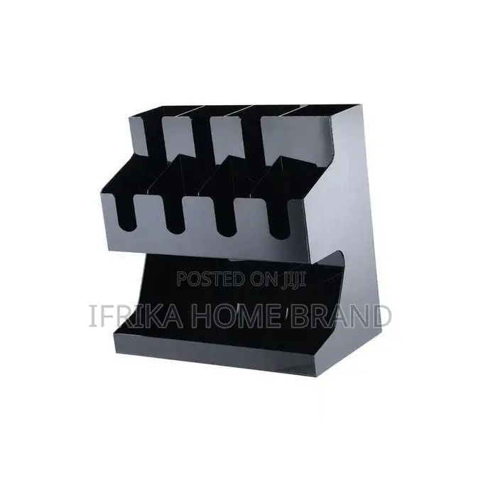 Coffee Station Organizer Condiment Rack With 12 Compartments,