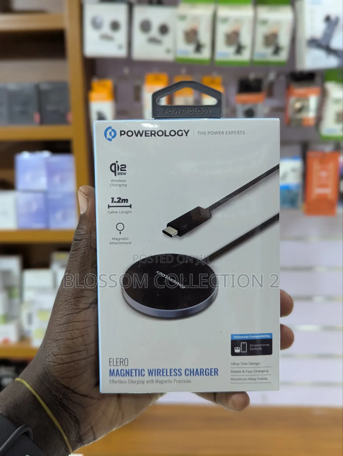 Powerology Qi2 Elero Magnetic Wireless Charger