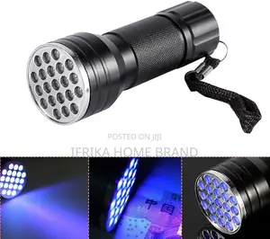 Uv 21 Led Flashlight Aluminium Violet Backlight Fake Money Detection