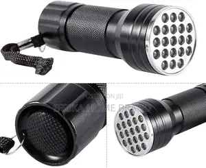 Uv 21 Led Flashlight Aluminium Violet Backlight Fake Money Detection