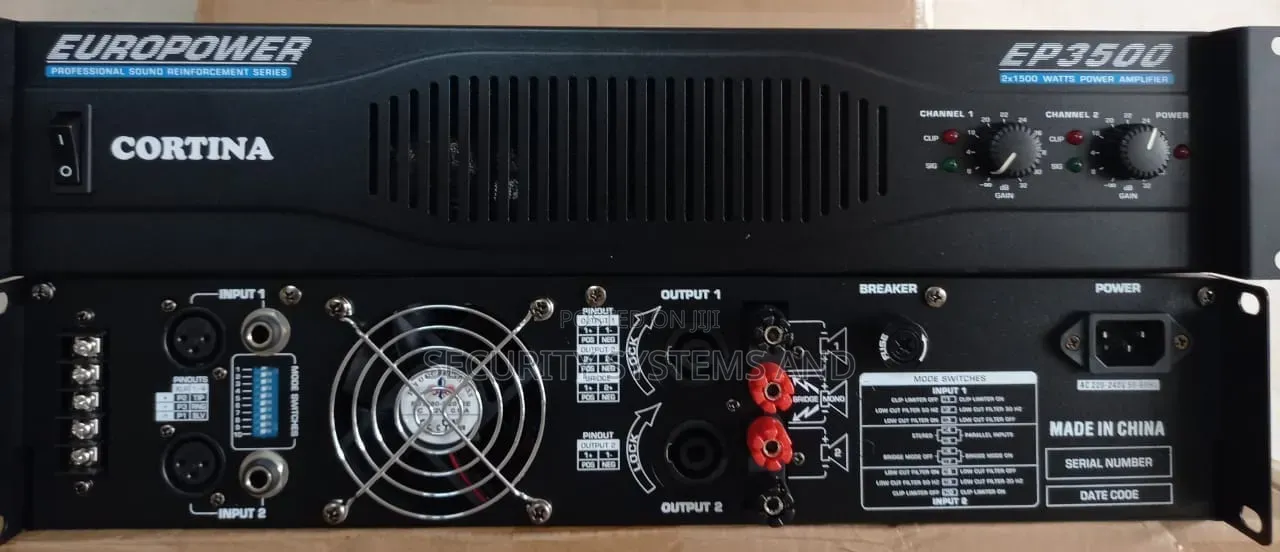Europower Power Amplifier Ep 3500 for Public Address