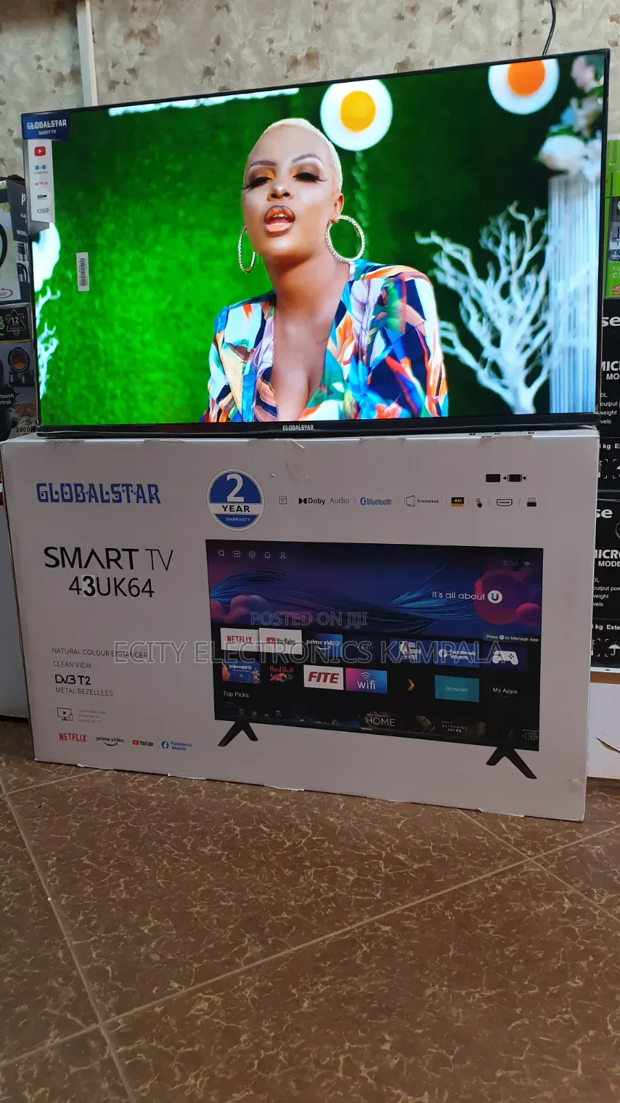 Boxed Led Tv 43" Globalstar Smart