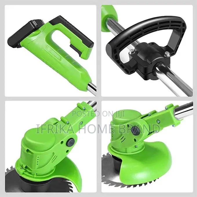 Cordless Rechargeable Grass Cutter,(2 Batteries ) Lawn Mower