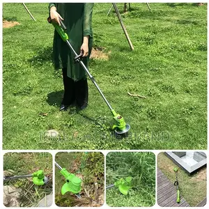 Cordless Rechargeable Grass Cutter,(2 Batteries ) Lawn Mower