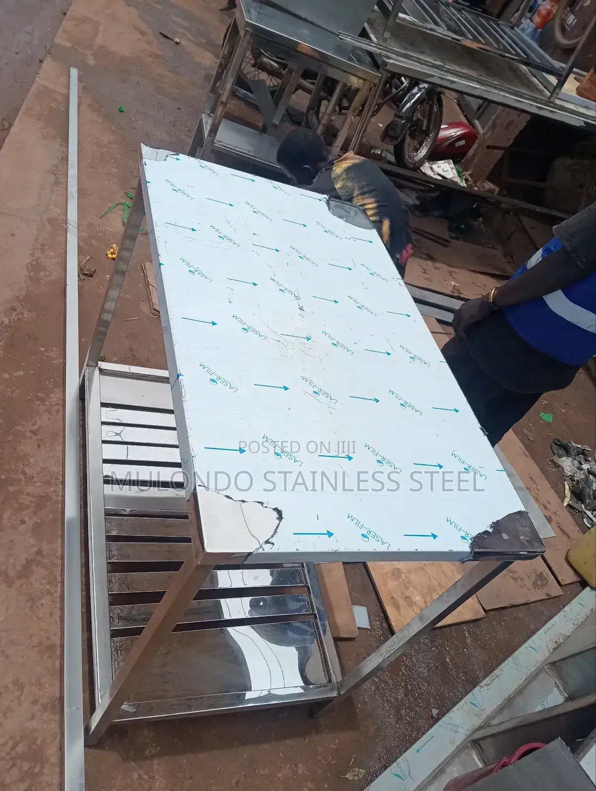 Stainless Steel Working Table 2_ Tray