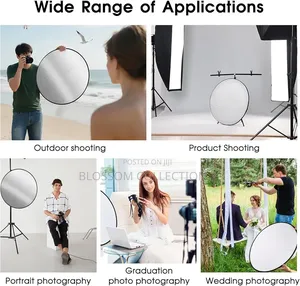 5-in-1collapsible Light Reflector 110cm to 60cm With Bag