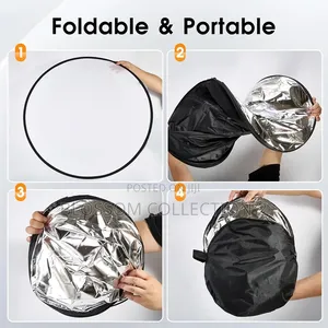 5-in-1collapsible Light Reflector 110cm to 60cm With Bag