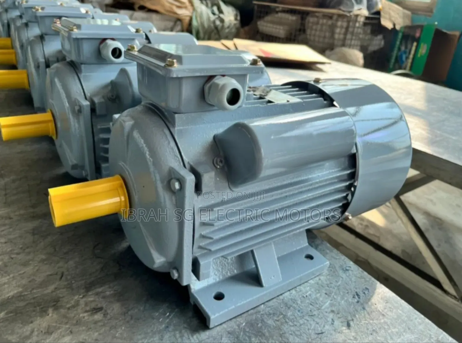 Single Phase and 3phase Motors in All Types Available