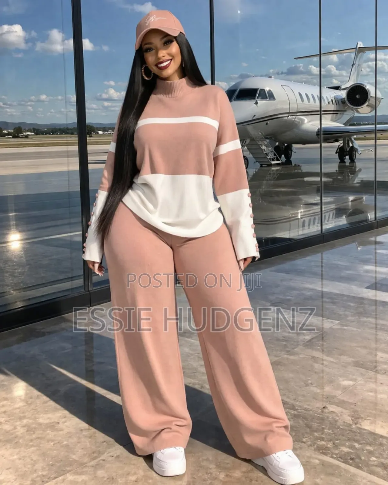 2pc for Ladies With Wide Legs Pants