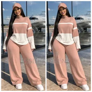 2pc for Ladies With Wide Legs Pants