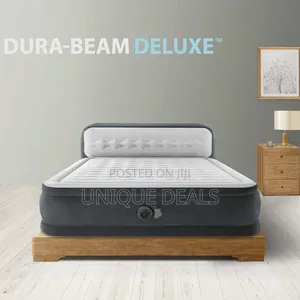 Intex Headboard Air Mattress With Built-in Electric Pump
