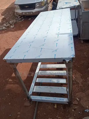 Commercial Stainless Steel Working Table Double Tray