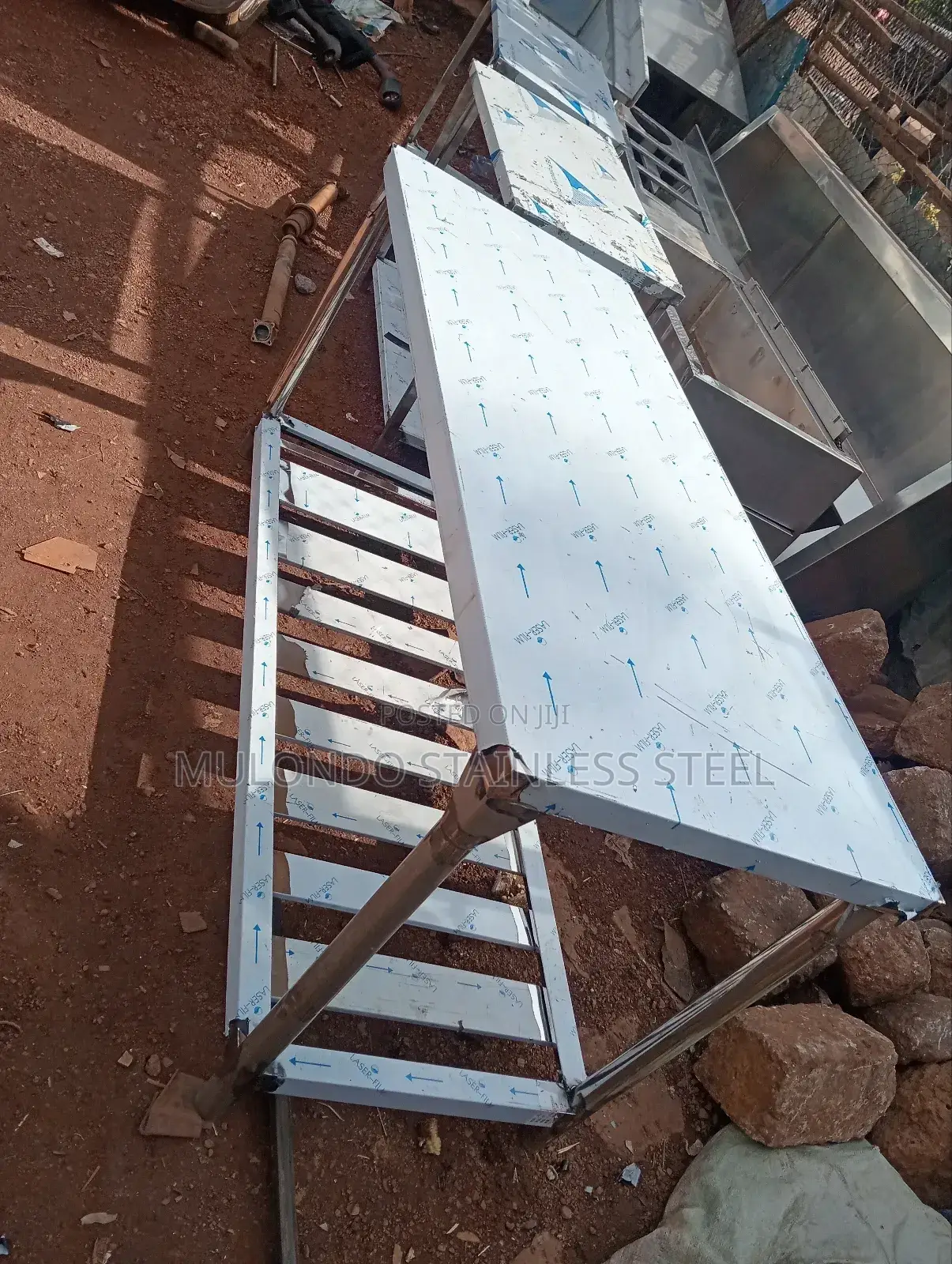 Commercial Stainless Steel Working Table Double Tray