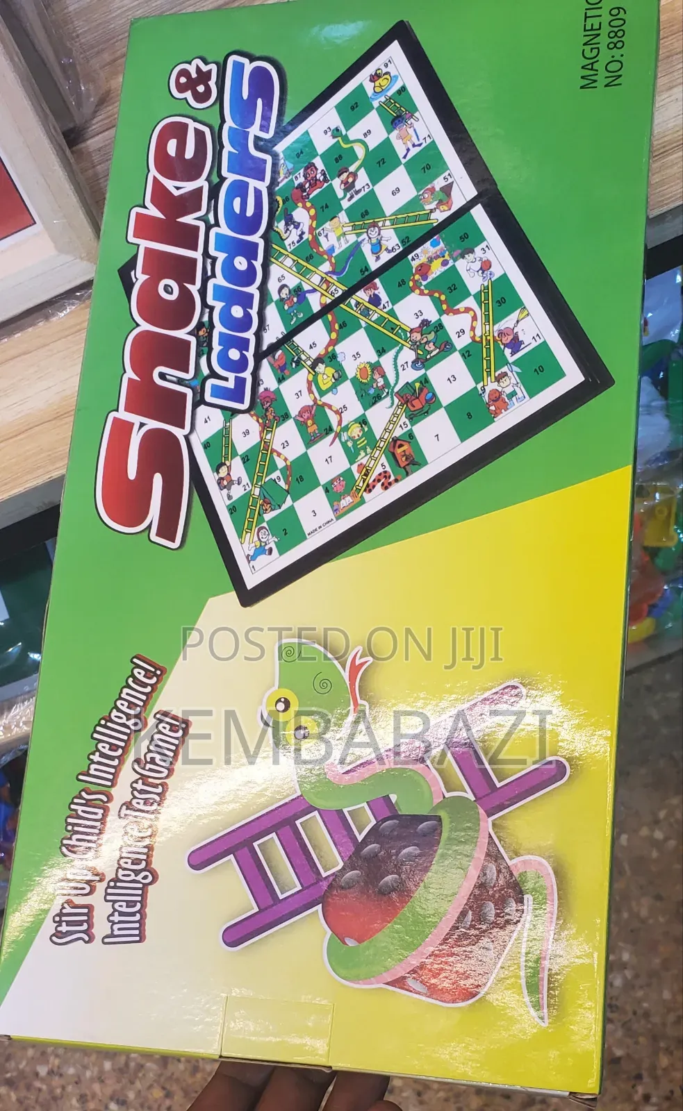 Magnetic Snakes Ladders Board Game.