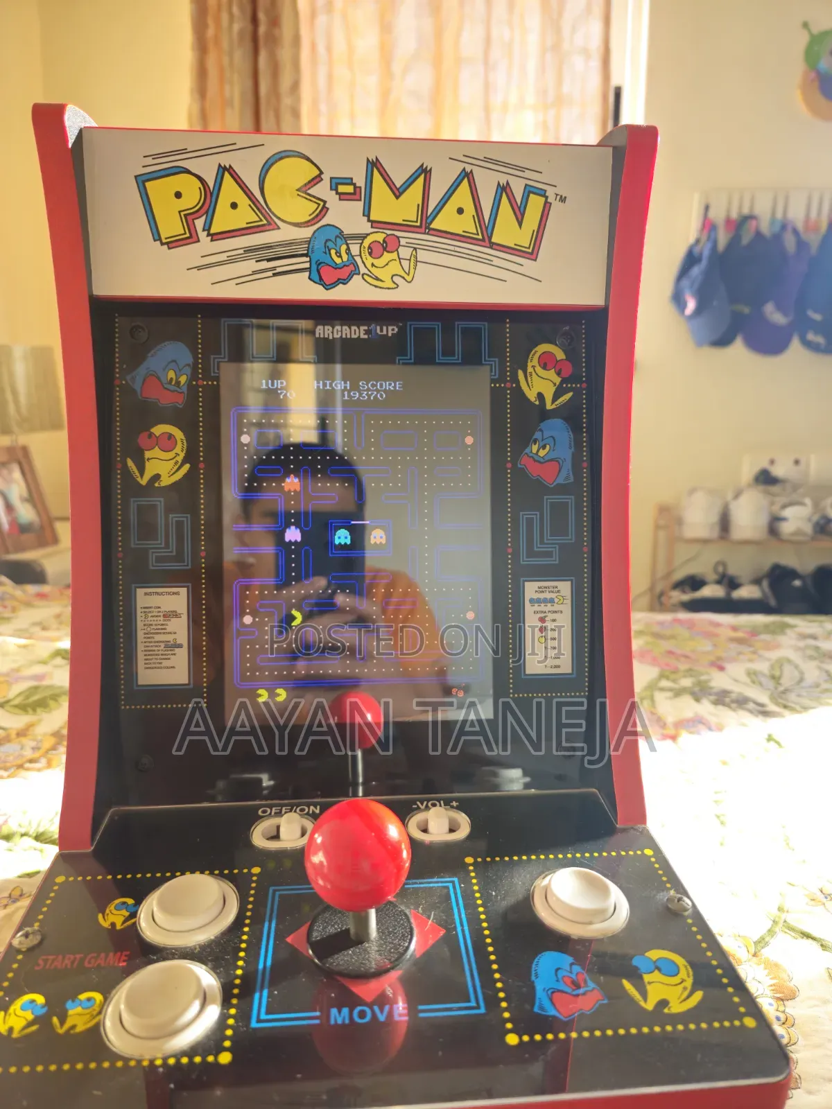 Arcade1up Pacman 40th Anniversary Countercade Machine