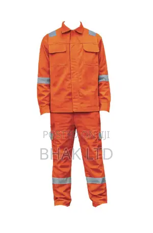 Two Piece Orange Overall