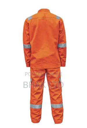 Two Piece Orange Overall