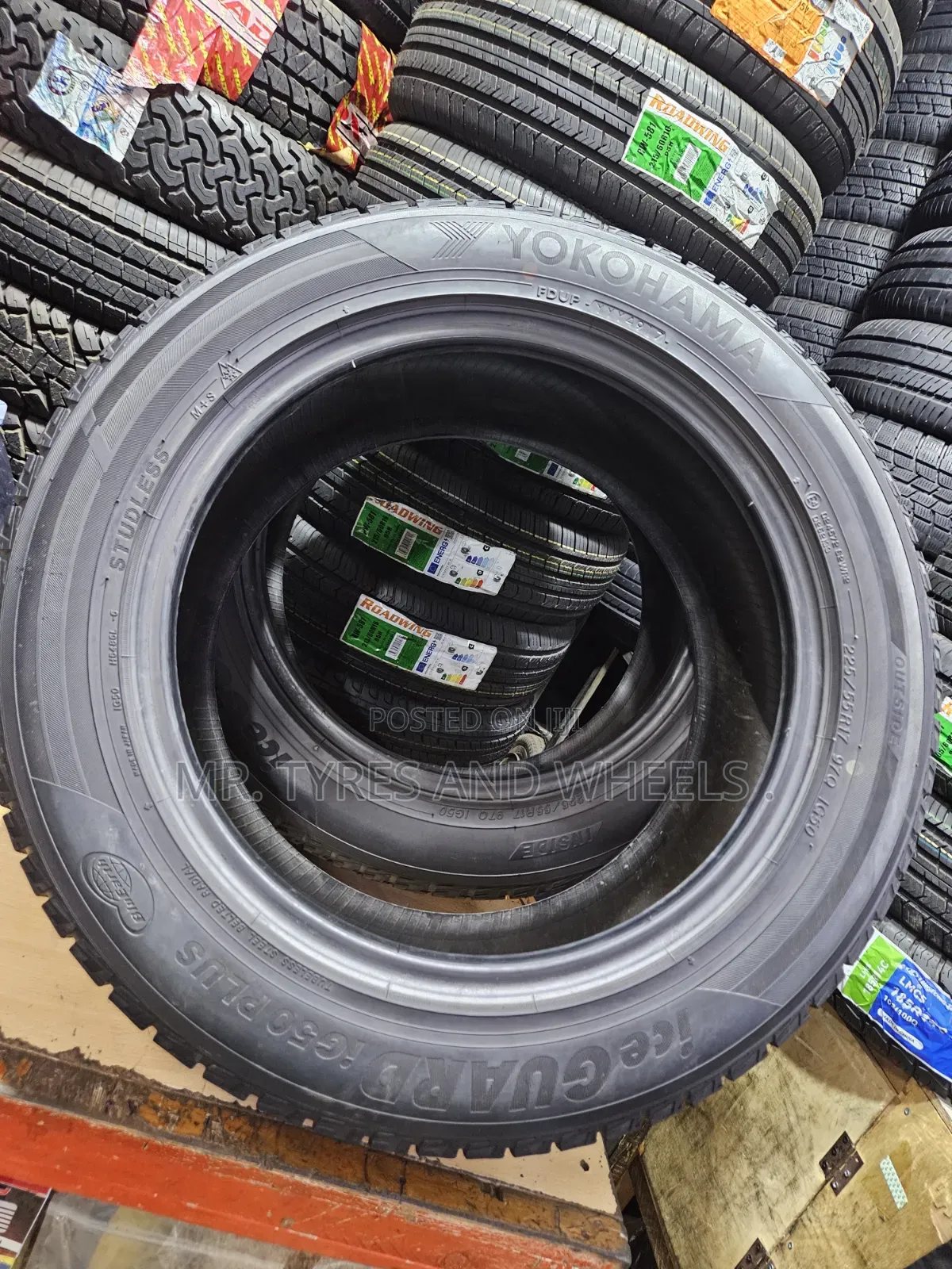 225 55 R17 Yokohama Used but Still Gd Tires 4rm Japan All Season Tires