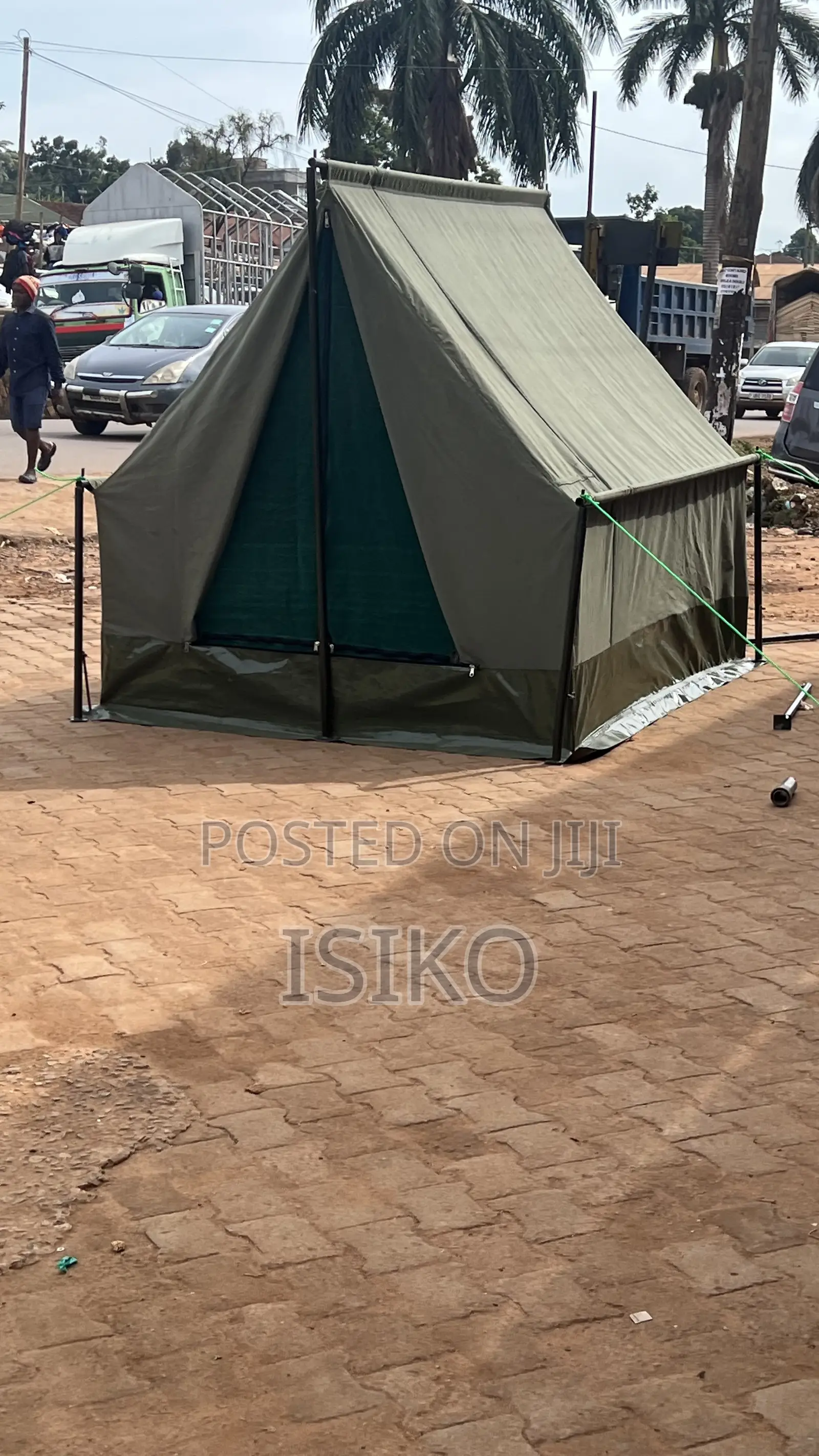 An Army Green Color Sleeping Tent