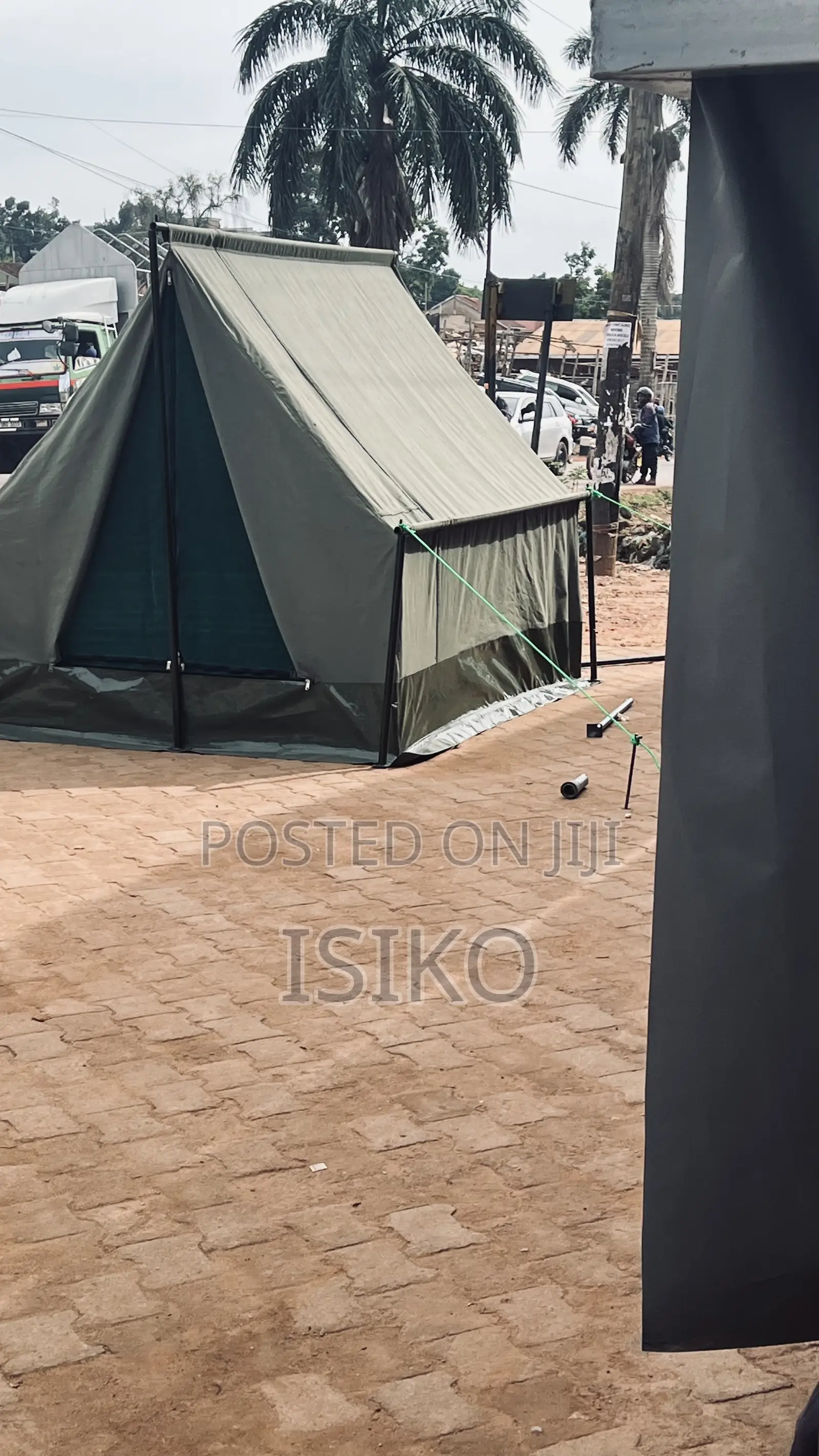 An Army Green Color Sleeping Tent