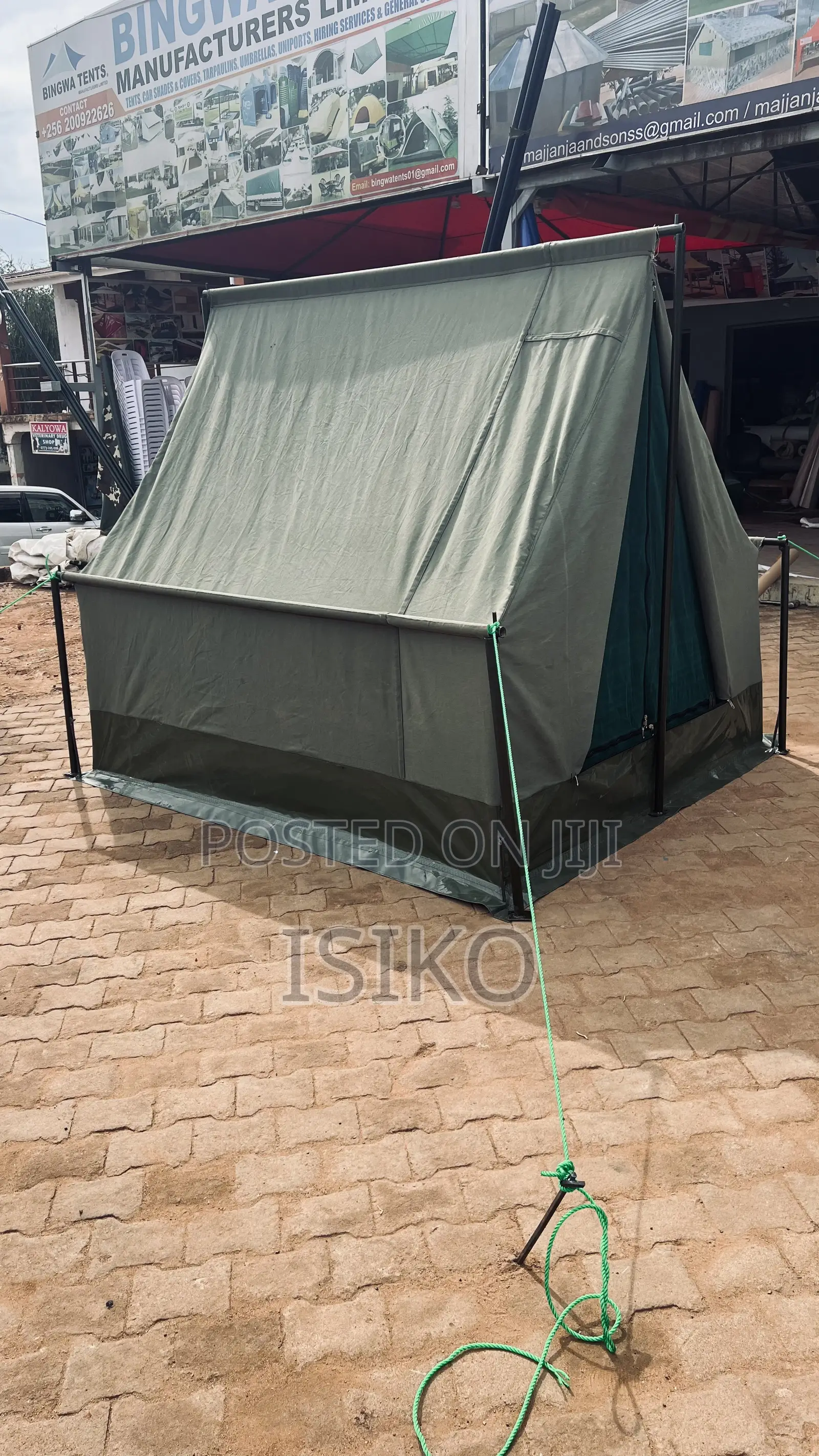 An Army Green Color Sleeping Tent