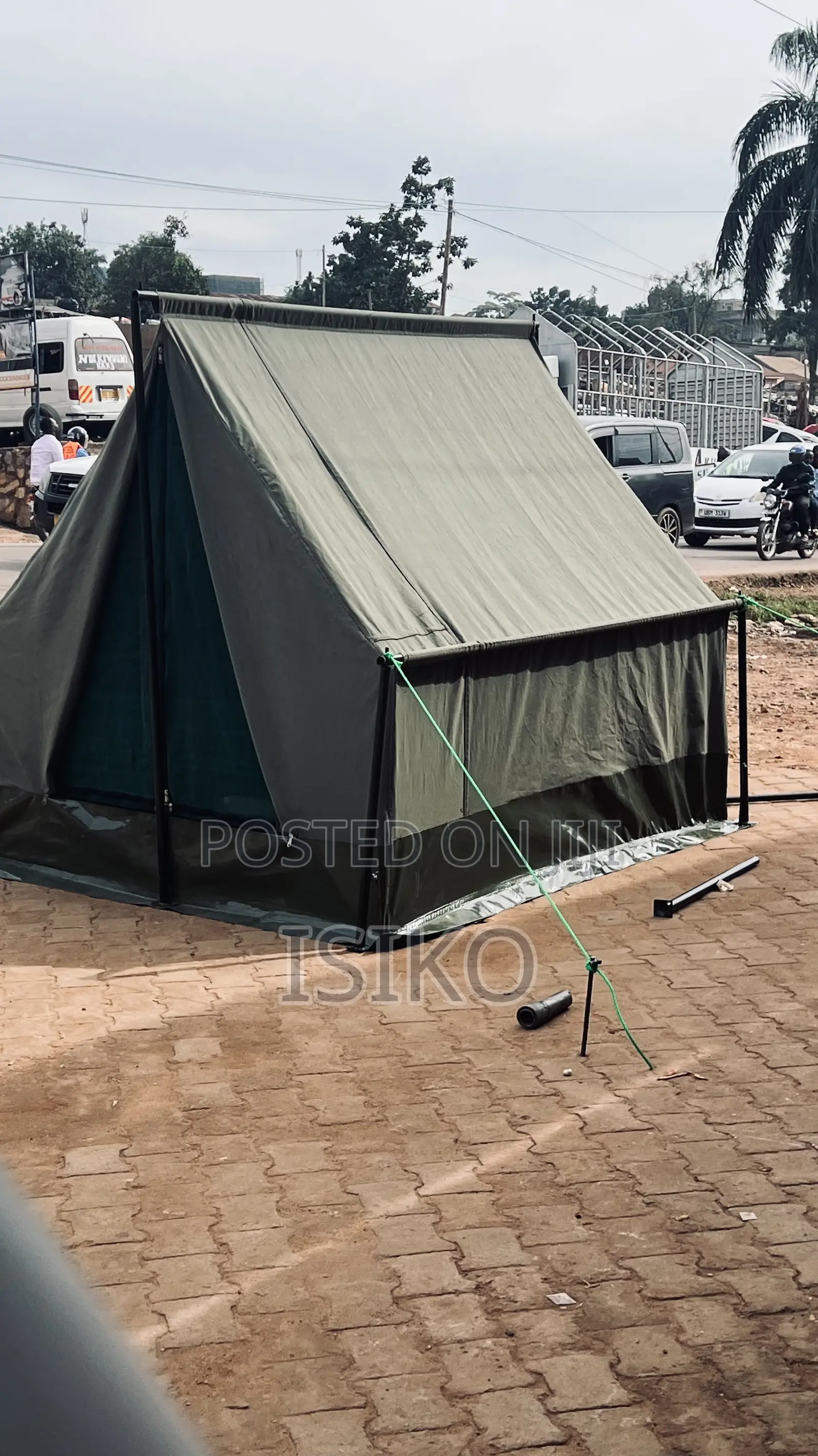 An Army Green Color Sleeping Tent
