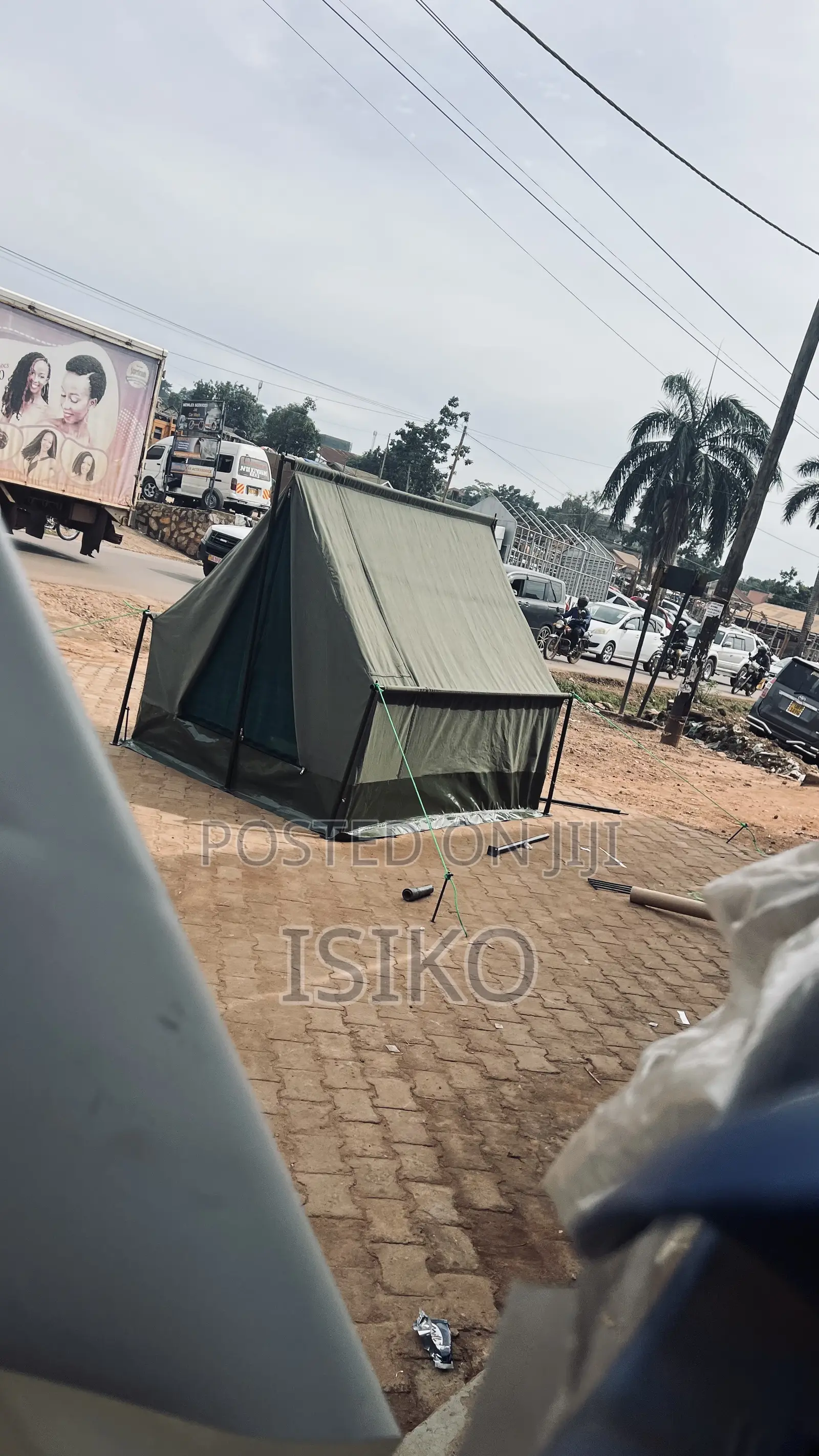 An Army Green Color Sleeping Tent
