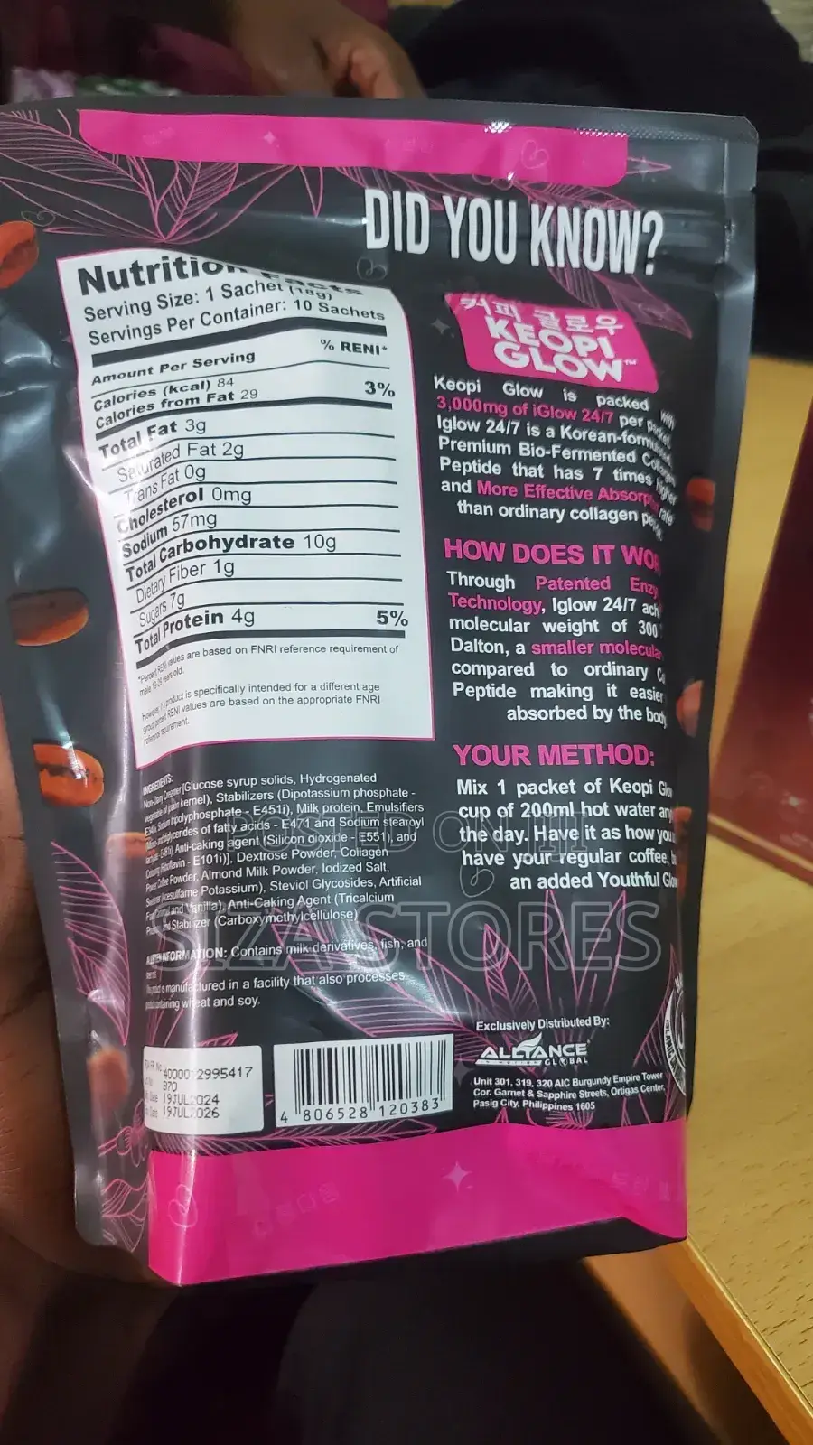 Keopi Glow Collagen Coffee.