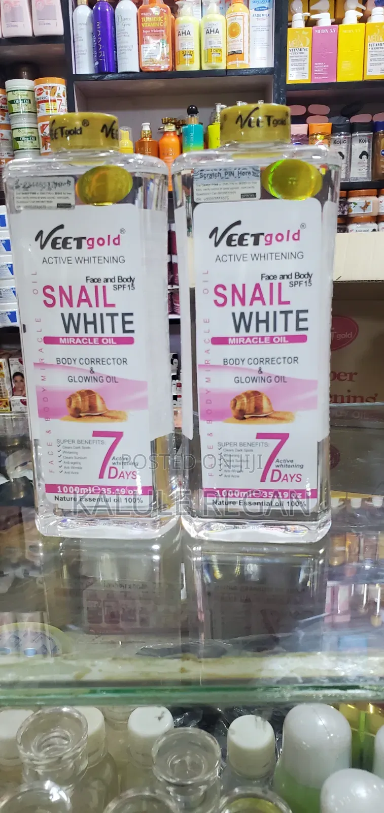 Veet Gold Snail White Miracle Oil