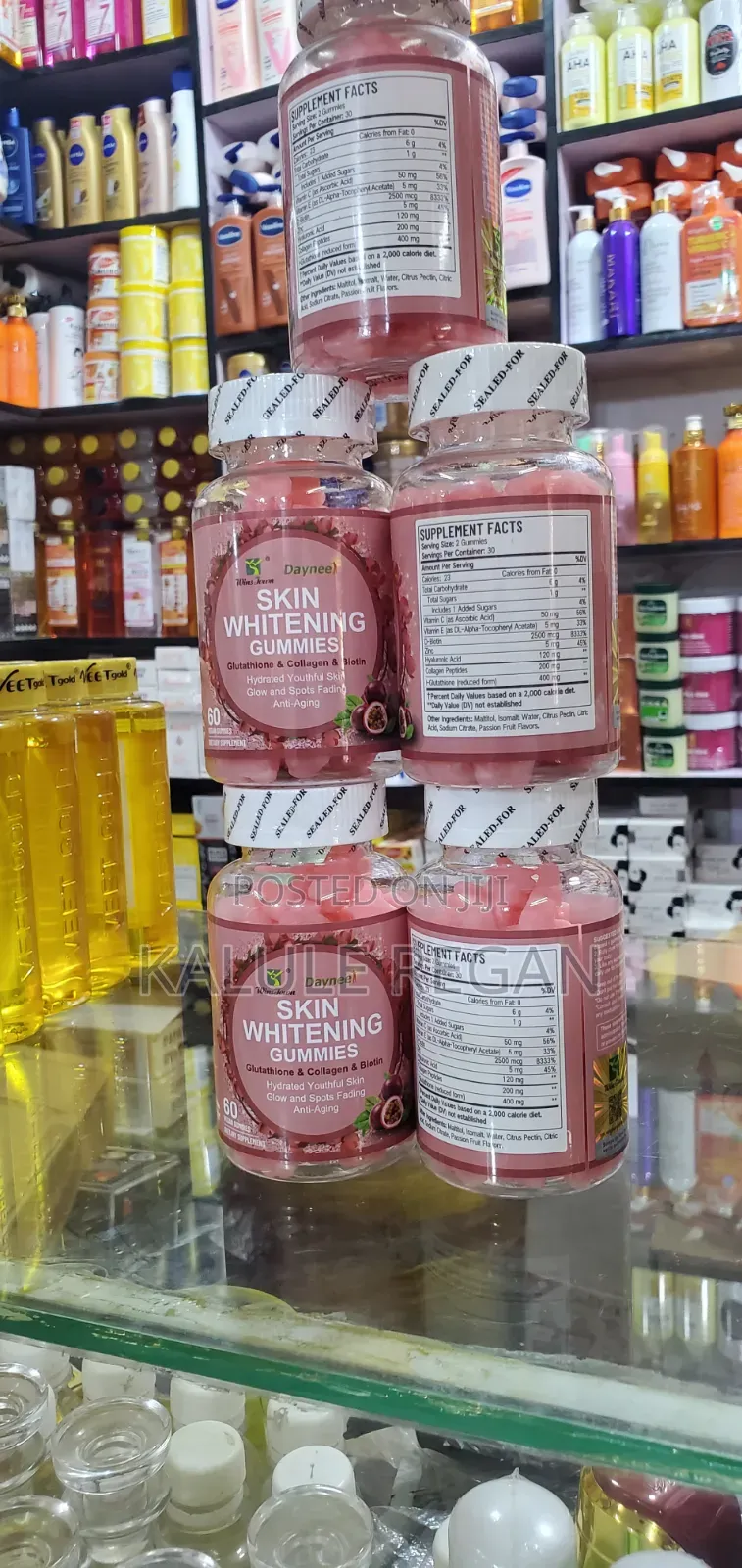 Daynee Skin Whit Ening Gummies Glutathione,Collagen