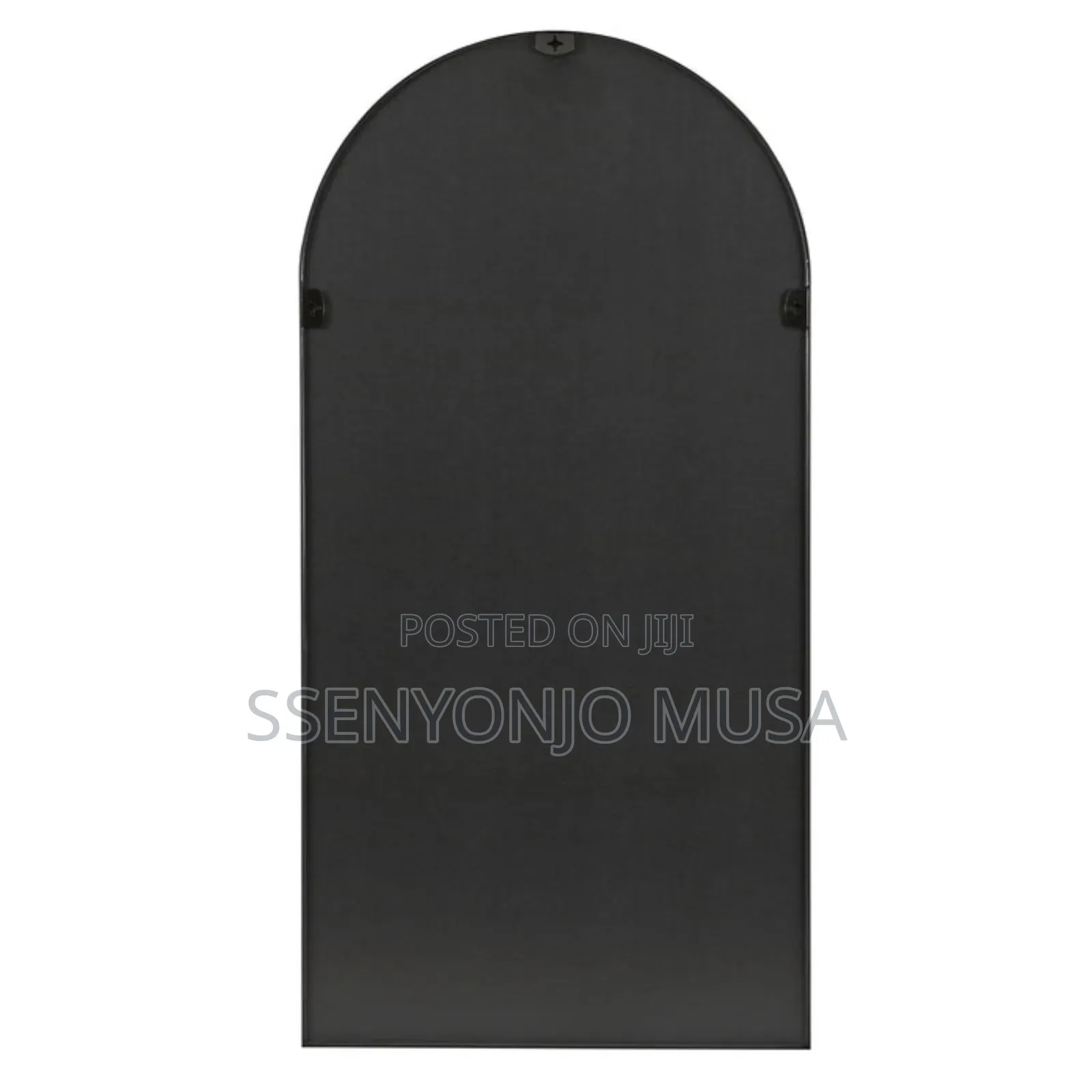 Wall Mounted XXL Arch Full-Length Mirror 200x90cm – Black Frame