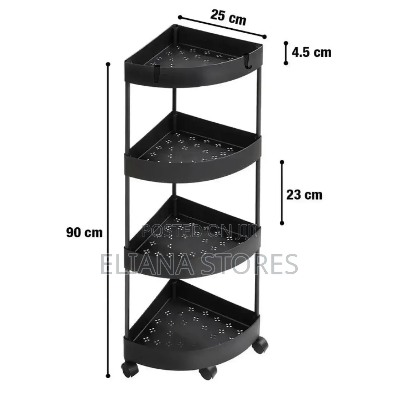 Multi-Purpose Plastic Corner Rack/ Movable Rack