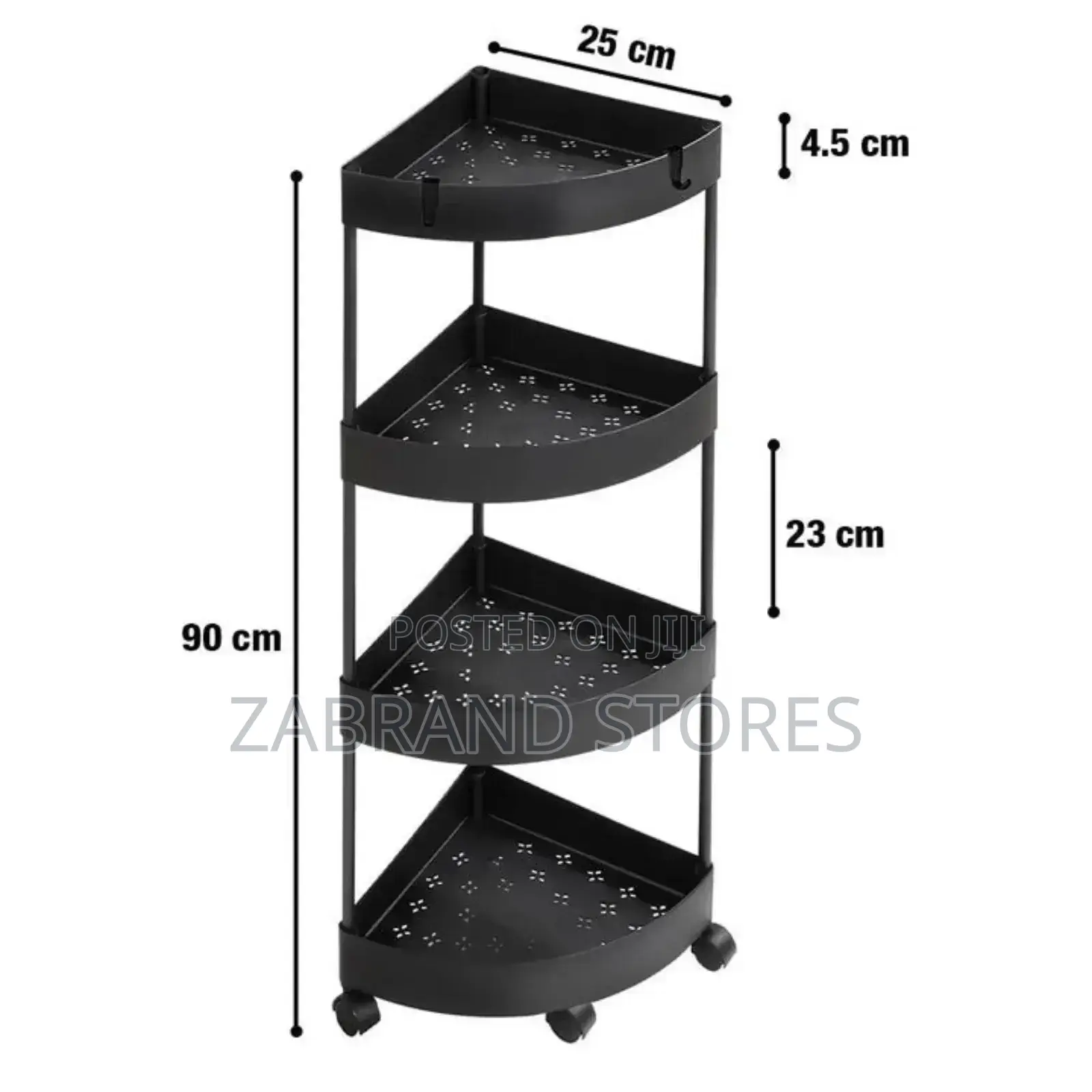 Multi-Purpose Plastic Corner Rack/ Movable Rack