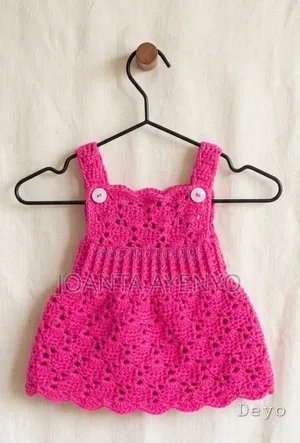 Crocheted Baby Dress (Handmade)