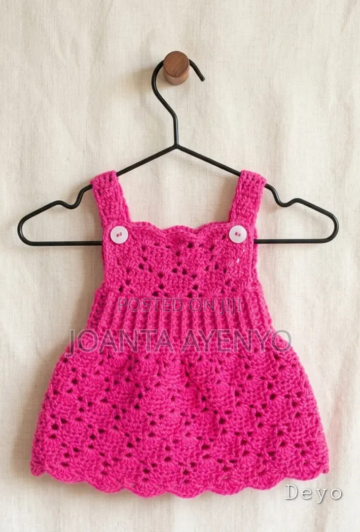 Crocheted Baby Dress (Handmade)