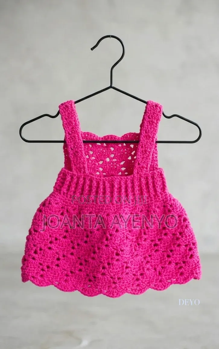 Crocheted Baby Dress (Handmade)