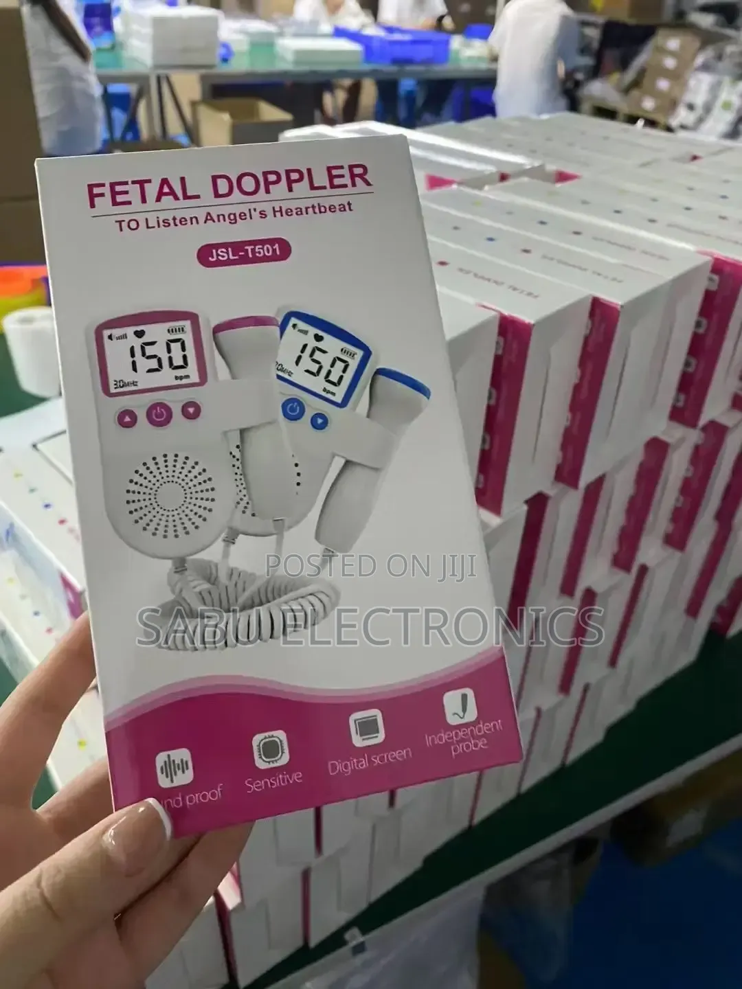 Fetal Doppler Baby Heartbeat Monitor –Digital Pregnancy Heart Listener