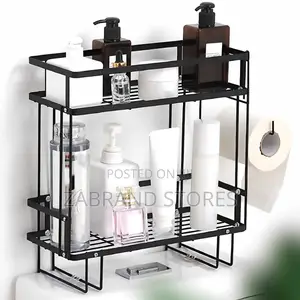 2-Tier Over Toilet Storage Shelf Bathroom Rack