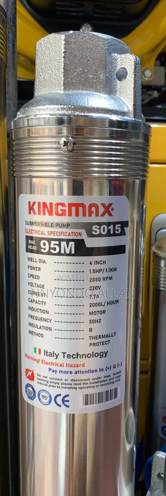 King Max Submersible Water Pump