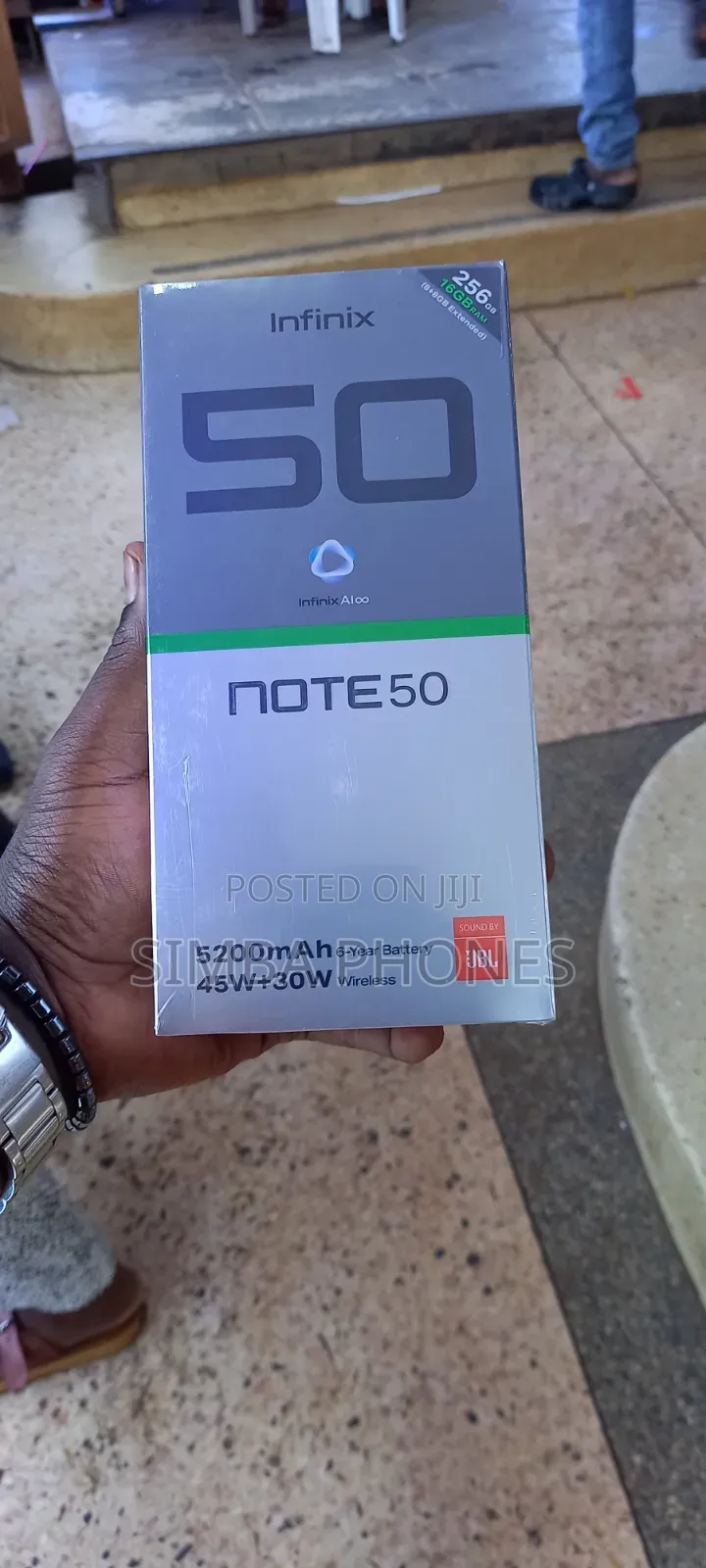 New Infinix Note 50 4G 256 GB Black