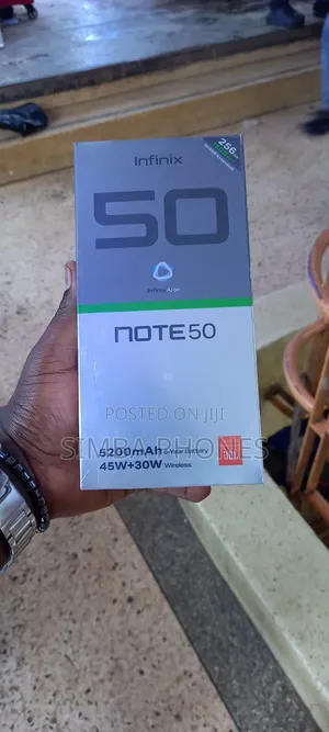 New Infinix Note 50 4G 256 GB Black