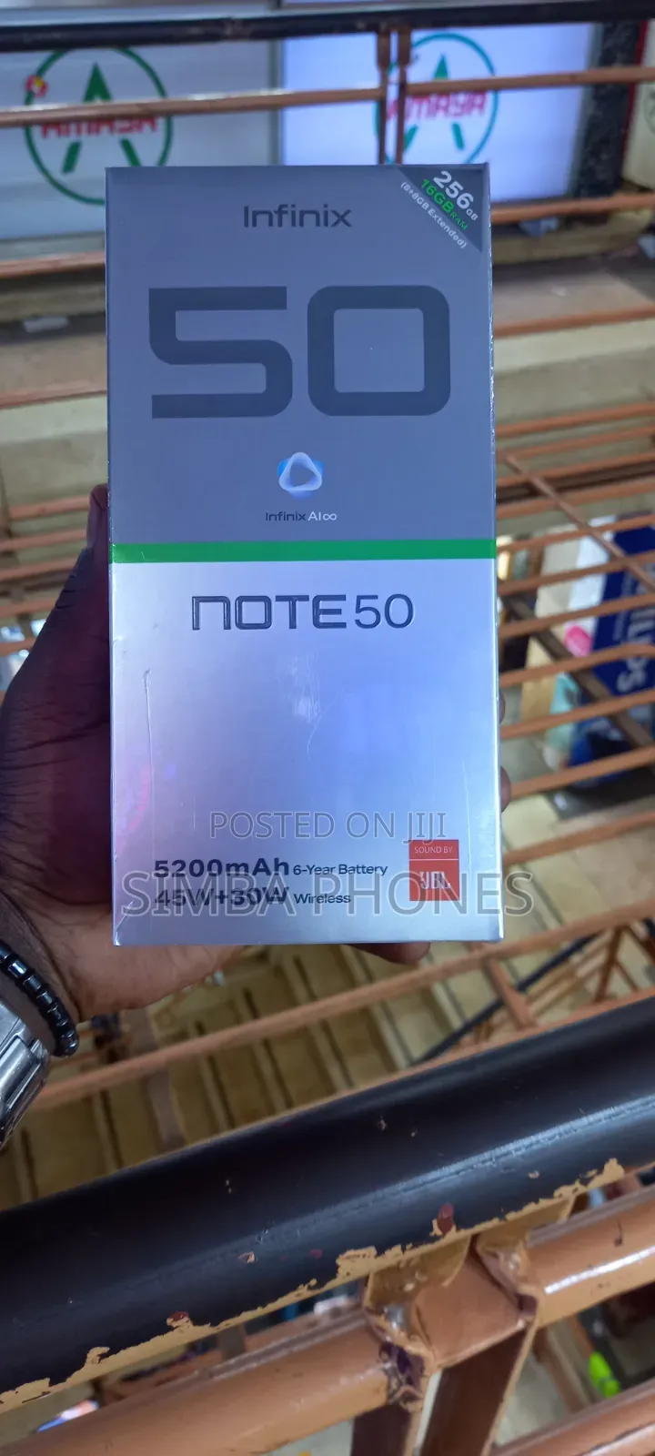 New Infinix Note 50 4G 256 GB Gold