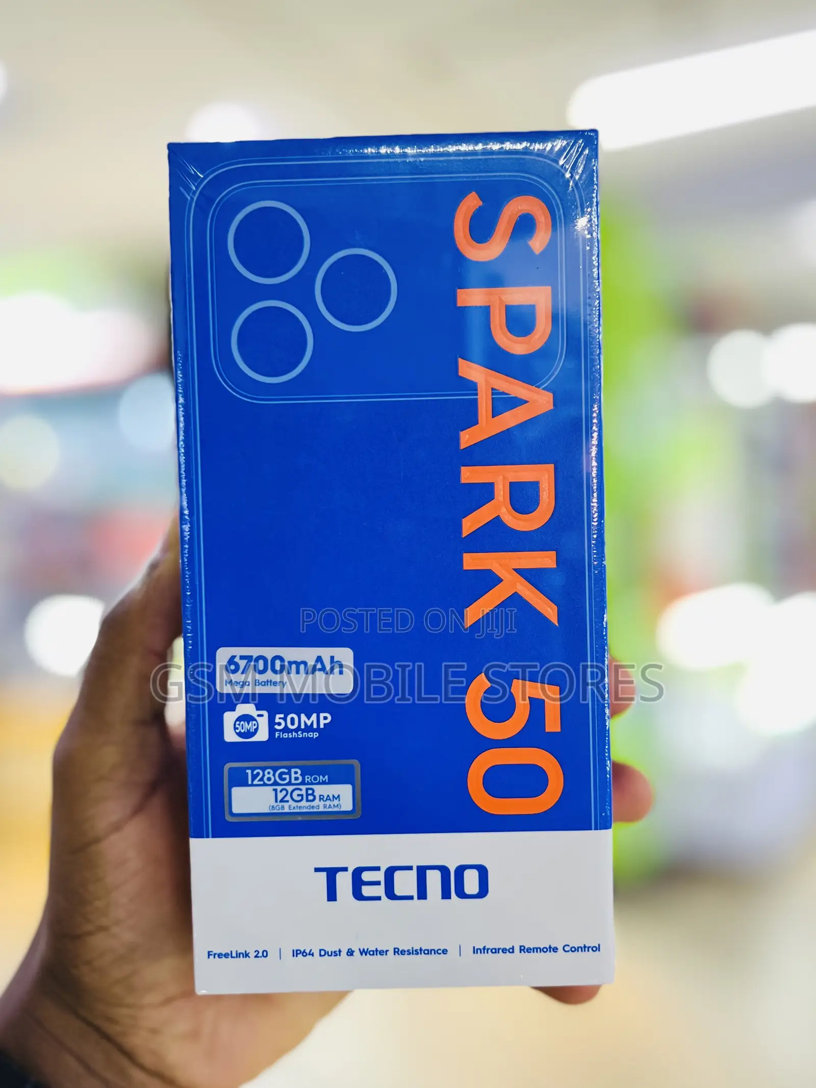 New Tecno Spark 50 128 GB Black
