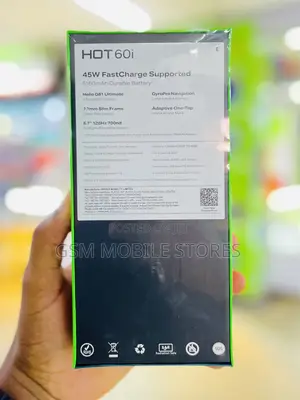 New Infinix Hot 60i 128 GB Black
