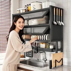 3 Tier Over The Sink Dish Drying Rack
