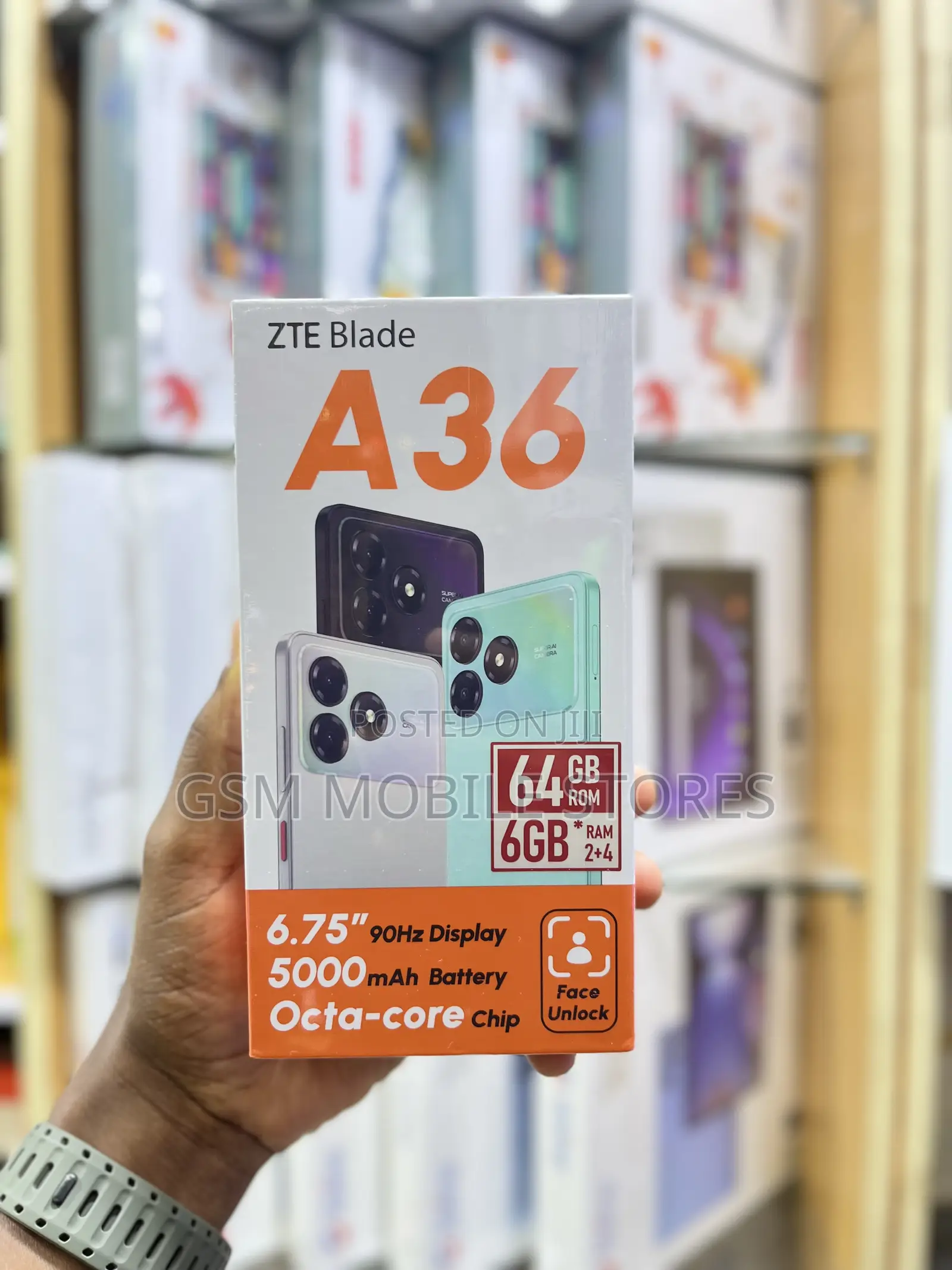 New ZTE Blade A36 64 GB Black