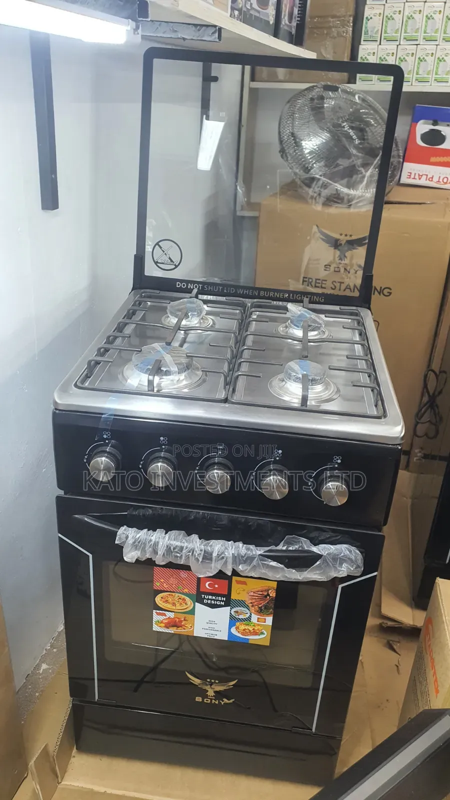 Sony Self Ignition Turkish Design 50*50 Gas Cooker Full Gas